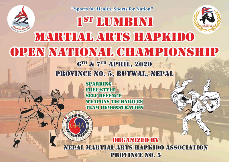 Nepal Martial Arts Hapkido Open National Championship GHA Hapkido